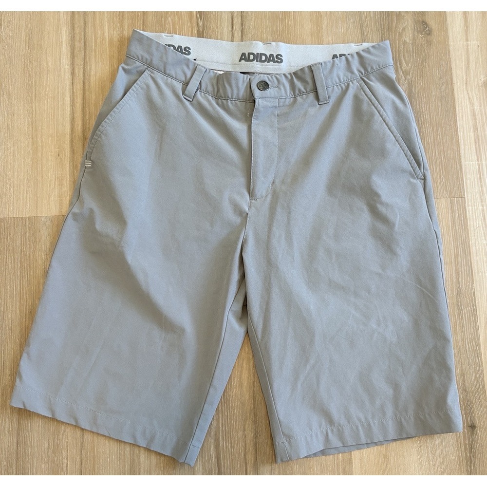 Adidas Mens Golf Shorts 365 Stretch‎ Waist Gray Performance 30 Inseam 10